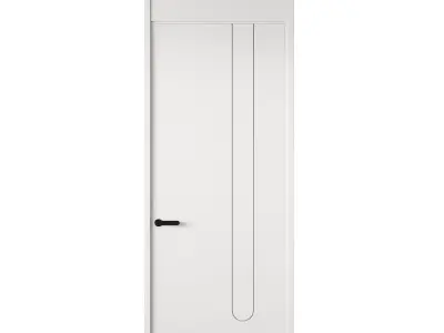 Modern Interior Door 19 3D model
