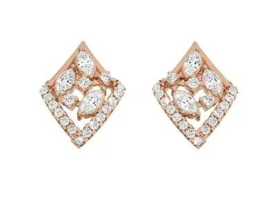 Light wt Pendant Earrings Set 3dm stl obj mtl gltf glb renders  3D print model