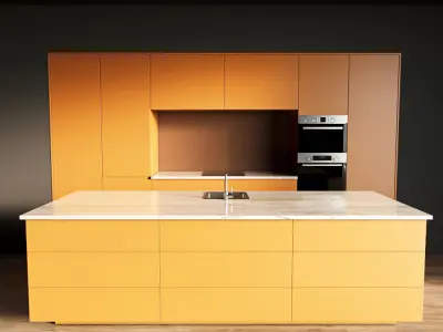 78-Kitchen6 matte 7 3D model