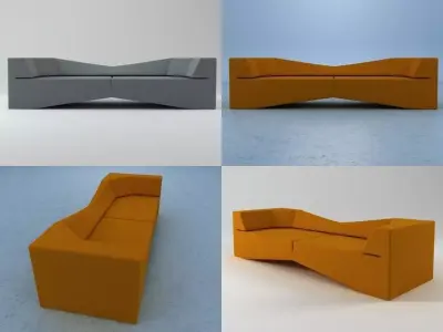 Xo Sofa 3D model