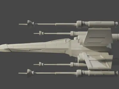 X-Wing 3D model