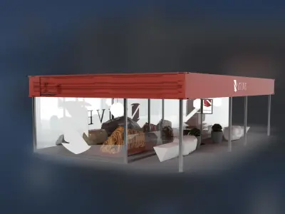 Temporary Store 3D model