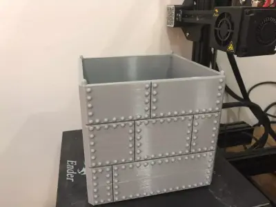 ARMORED SAFE PRINT IN PLACE 3D print model