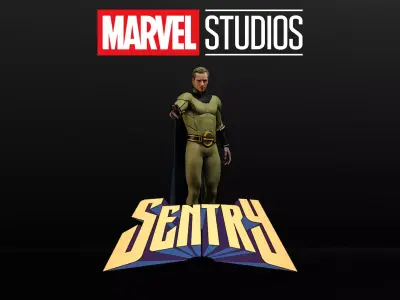 Sentry -  Bob Reynolds Low-poly 3D model