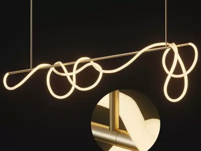 Tracer Bar II Long Rope from Luke Lamp Co 3D model