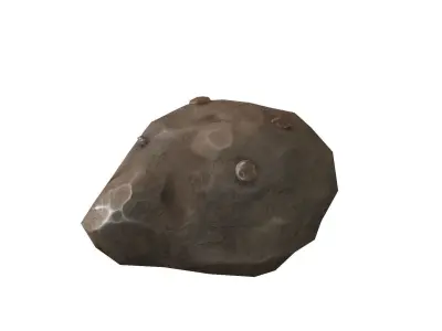 Iron Rock - Game Ready Low-poly 3D model