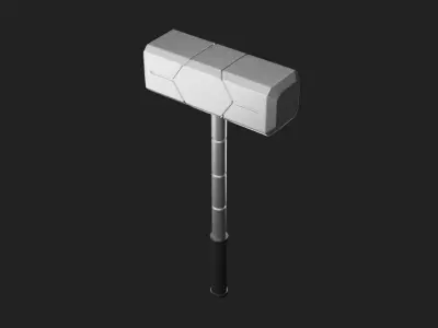 Sci Fi Hammer 01 3D print model
