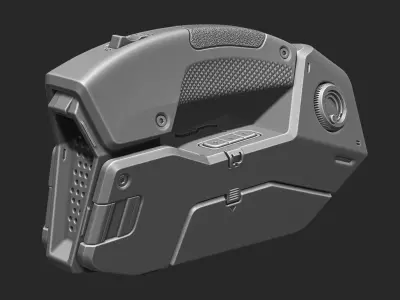 Hard Surface Sci Fi Gadget 3D model