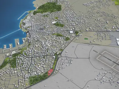 Bandirma Low-poly 3D model