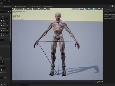 Alien M Low-poly 3D model
