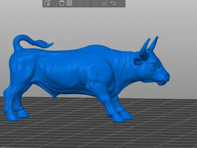 Wall Street Bull  3D print model