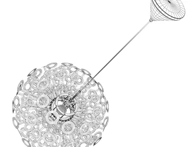 Ceiling Lamp 3D model 40