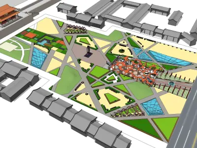 Sketchup Park 202 3D model