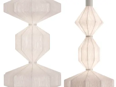 roche bobois serena floor lamp 3D model