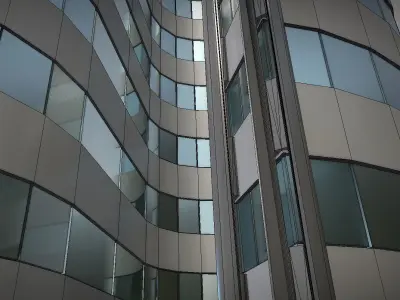 City Building Design S-1 Low-poly 3D model