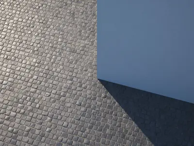 Black cobblestone pavement texture Texture