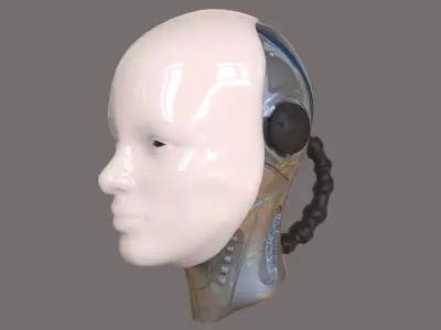 Robot Head 3D model