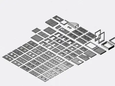 Combined construction of a house for rodents 3D print model