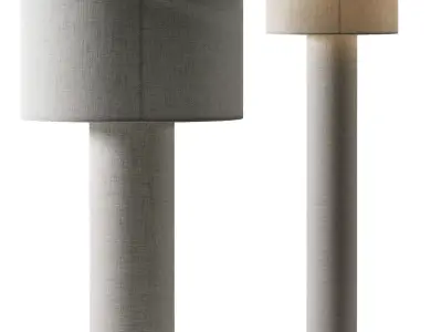 Westwing Collection Ron Floor Lamp 3D model