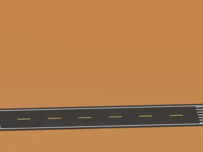 Street assets 2 Low-poly 3D model