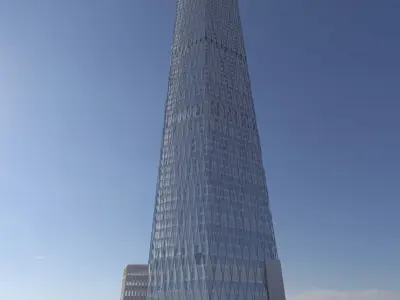 100 Leadenhall Street Tower - Diamond Tower 3D model