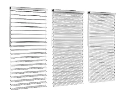 White Shutters 3D model