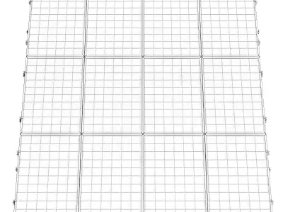 Large Solar Panel 3D Model 3D model