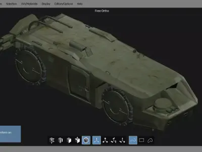 Aliens APC Carrier 3D model