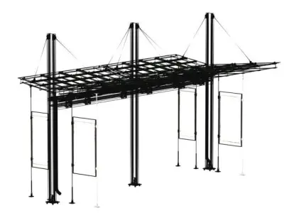 bus station model 3D model