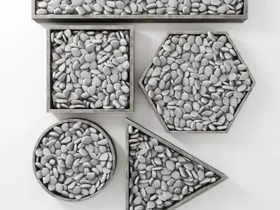 Pebble  form  3D model