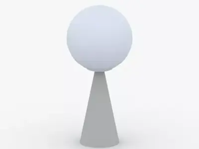 1390 - Table Lamp Low-poly 3D model
