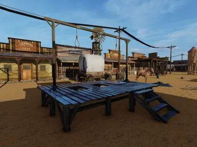  Western City 3D model