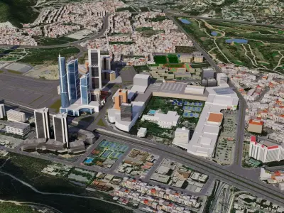 Monterrey Mexico 3D model