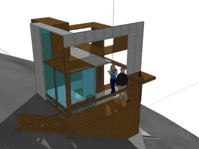 Creative Design-Holiday Cabin-020 3D model