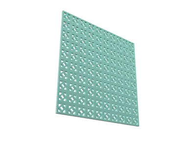 Breeze Block Wall V1 004 Low-poly 3D model