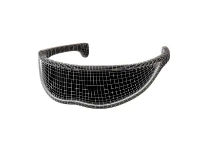 Future Technology Glasses v3 004 Low-poly 3D model