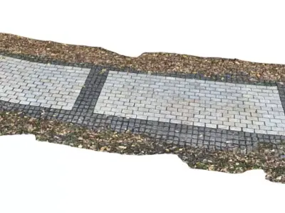 Realistic Road 3D Model Collection 3D model