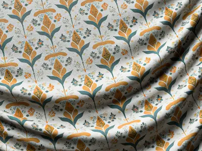 Scandinavian Pattern Fabric - Cloth Texture - Material Pack Texture