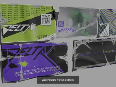 Fake brand Delta 3D Model Pack