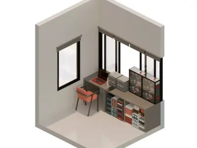 Home Shop 3D model