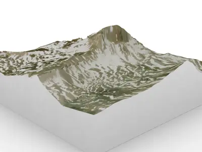 Mount Uncompahgre 3D model