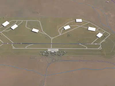 Hail - Airport - HAS Low-poly 3D model