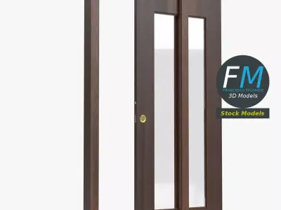 Sliding glass door 1 3D model