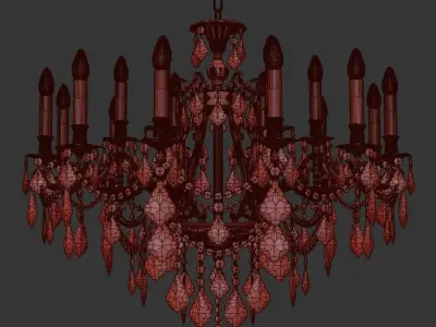  Chandelier  Opera E 1 1 18 600 A 3D model