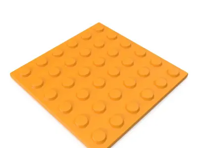 Tactile Pavement Dotted Clean 3D model