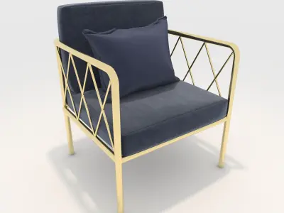 Collection Sofa 1 Seater 5 3D Model Pack