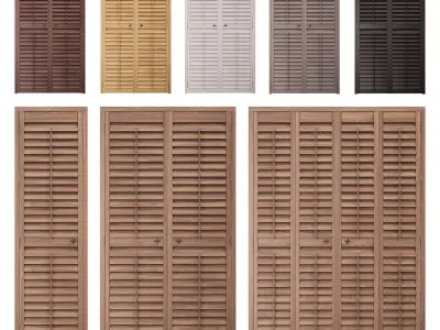 Shutters Doors 3 3D model