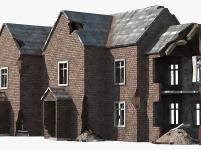  Destroyed Building Constructions Collection 2 