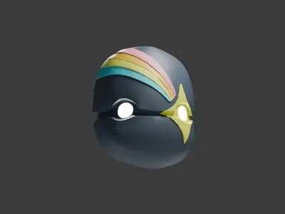 Rainbow mask 3D print model