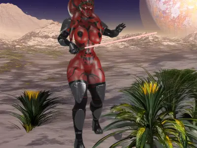 Curvy Darth Talon 3D print model